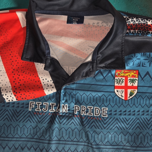 Fiji Other - Men's Blue Rugby Jersey